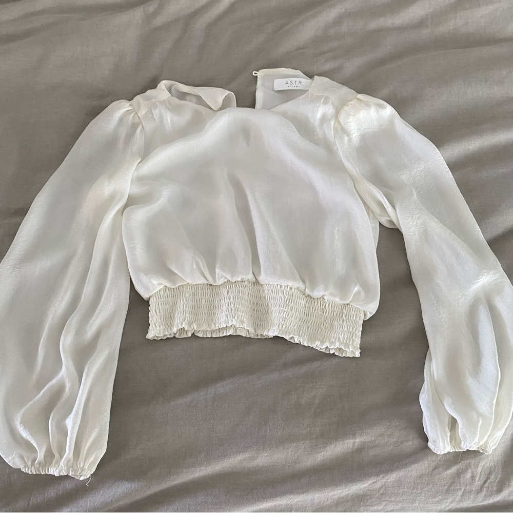 ASTR the Label Satin Blouse